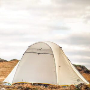Outdoor tent coated with silicon lightweight 1 person trekking mountaineering camping tent for three seasons