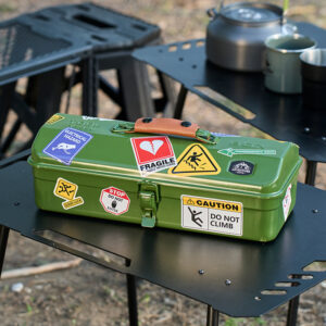 Outdoor Toolbox Sundries Storage Box Camping Portable Metal Storage Box