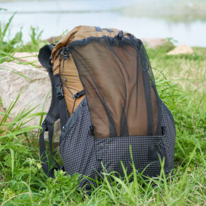 Manganese Steel Frame Waterproof Hiking Backpack 38L Ultralight 690g 40D Silicone-coated Nylon Storage Bags Camping Travel Bag