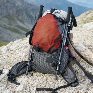 38L Ultralight Hiking Backpack 720g Dyneema Fabric Manganese Steel Frame Outdoor Mountaineering Backpack