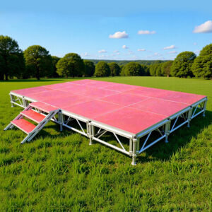 Outdoor Aluminum Alloy Stage Tent Truss Mobile Modular Runway Performance Stage Frame