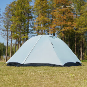10D Silicon Nylon Ultra-light 2 Person Outdoor Camping Dome Tent Windproof and Snow-resistant Hiking Tent