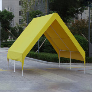 Outdoor Triangular Tent Cabin for Camping Dining and Barbecue Simple Hut with Sunshade Windproof and Rainproof Shelter