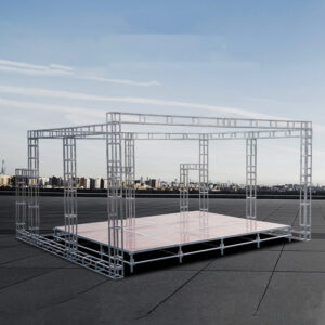 Exhibition Tent Set up Stage Background Truss Wedding Party Exhibition Stand