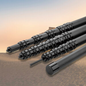 3K Carbon Fiber Lightweight Sunshade Tent Pole Thickened Telescopic Canopy Pole for Outdoor Camping Shelters in Hallways