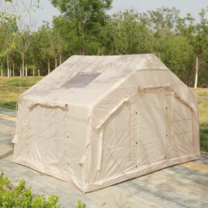Large Space 8m² Inflatable Ridge Tent Waterproof Foldable Oxford Material Portable Outdoor Tent House
