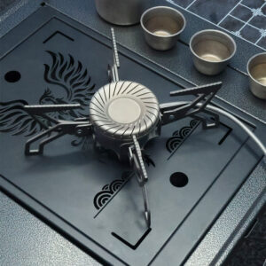 Outdoor Camping Rotary Flame Stove Head 4200W Butane Propane Burner Flying Saucer Stove Without Igniter