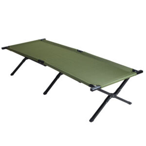 Outdoor Customized Logo Ultralight Portable Folding Adjustable Sleeping Beds Aluminum Camping Bed with Storage Bag