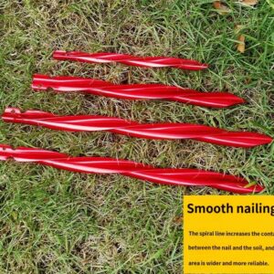 aluminum alloy spiral triangular floor nail