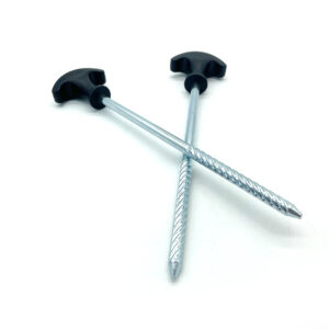 Custom Tent Pile with Galvanized Screw Nails and 21cm Tent High Quality Tent Pegs Mallets