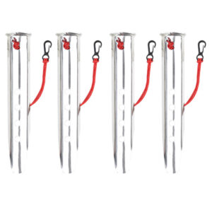 Tent Ground Pegs Travel Camping U Shape Outdoor Beach Pegs Canopy Tent Aluminum Alloy 32cm Nails