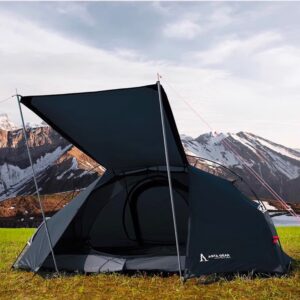wildrex 20D silicone coated 2P snow mountain hiking camping tent wind and rainproof four seasons tent