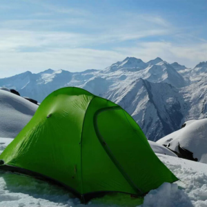 Skylark double camping tent outdoor rainproof and windproof cycling lightweight silicon-coated tent all seasons