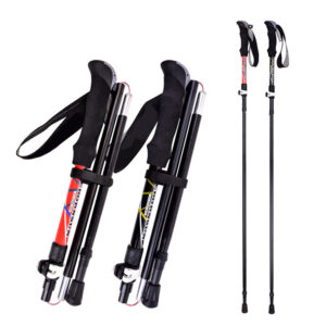 Customizable High-quality Carbon Fiber Nordic Cane Adjustable Telescopic Pole Cane Trekking Poles