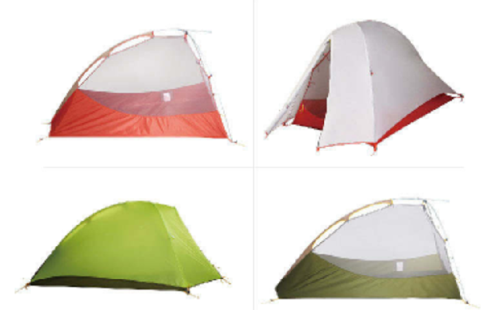 Flysheet:20D R/S Nylon Plaids,Silicon,PU3000mm,Waterproof Seam Tape Mesh:High Density Mesh Floor:40D R/S Nylon Silicon,PU4000mm,Waterproof Seam Tape Frame:Aluminum Alloy Color:Light Grey,Olive Green Peg:Trigone Spiral Aluminum Alloy Net Weight: 1150g(Peg Weight Not Included) 