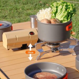 Portable Cassete Stove New Desgin Single Burner Windproof Ultralight Portable Mini Cassete Stove