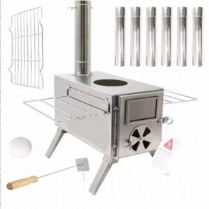 Wildrex EFNEW 304 Stainless steel camping outdoor wood stove