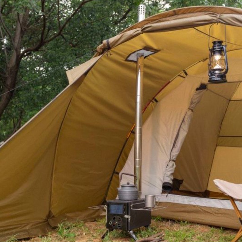 camping protable folding wood stove