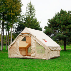 Waterproof 6.3m² Inflatable Tent House: Outdoor Ridge Tent with Large Space Portable Foldable Oxford Material