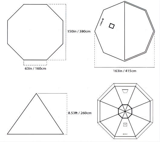pyramid tent 